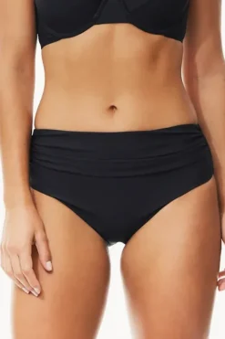 Bottoms|Moontide Contours High Ruched Front Pant Black