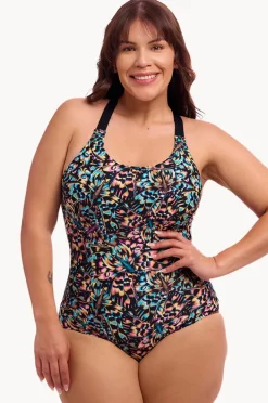 One Pieces|Funkita Copper Cluster Brace Me Back One Piece Black/multi