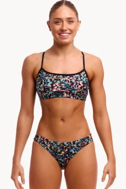 Bikini Sets|Funkita Copper Cluster Crop Set Black/multi