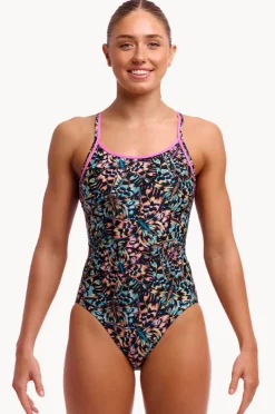 One Pieces|Funkita Copper Cluster Diamond Back One Piece Black/multi