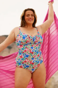 Sarongs|Capriosca Cotton Long Sarong Pink