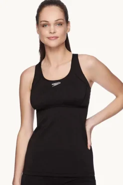Tankini Tops|Speedo Cross Trainer Power Tankini Separate BLACK