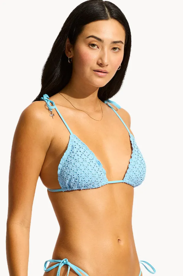 Bikini Tops|Seafolly Daydreamer Slide Tri Powder blue