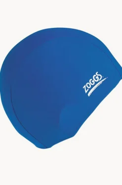 Swim Caps|Zoggs Deluxe Stretch Cap Royal blue