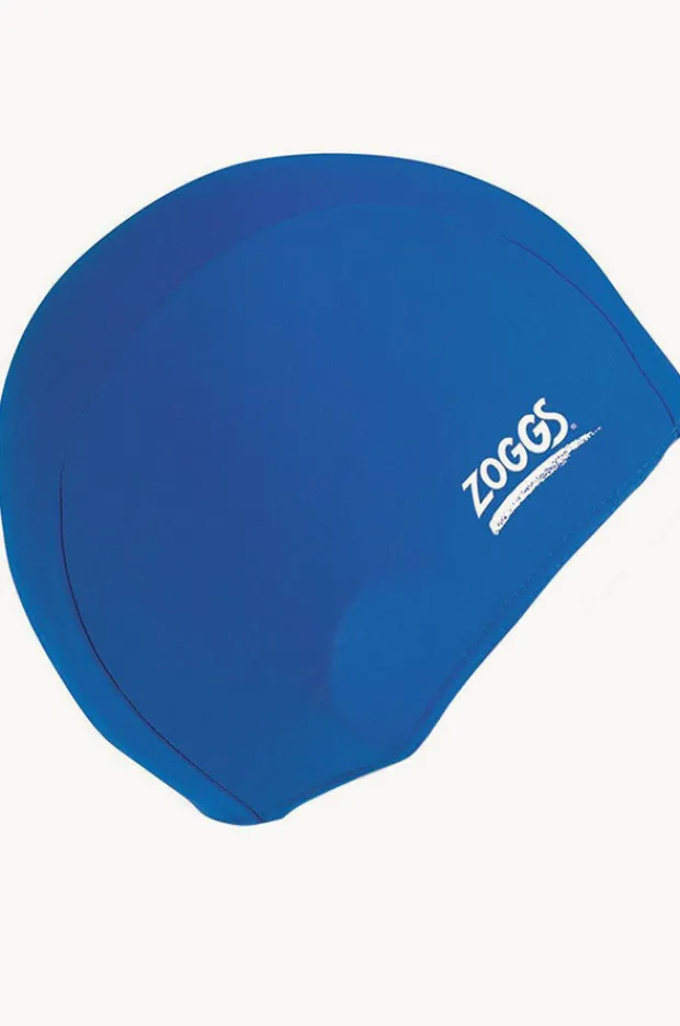 Swim Caps|Zoggs Deluxe Stretch Cap Royal blue