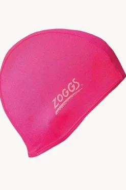Swim Caps|Zoggs Deluxe Stretch Cap Pink
