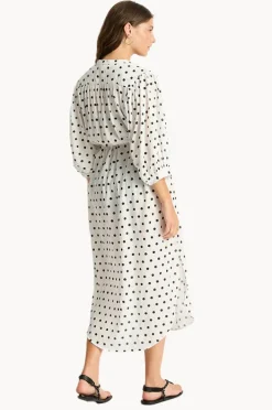 Dresses|Sea Level Dottie Boho Long Shirt Dress