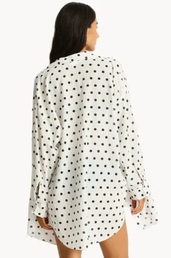 Overswim|Sea Level Dottie Cruise Shirt Coconut