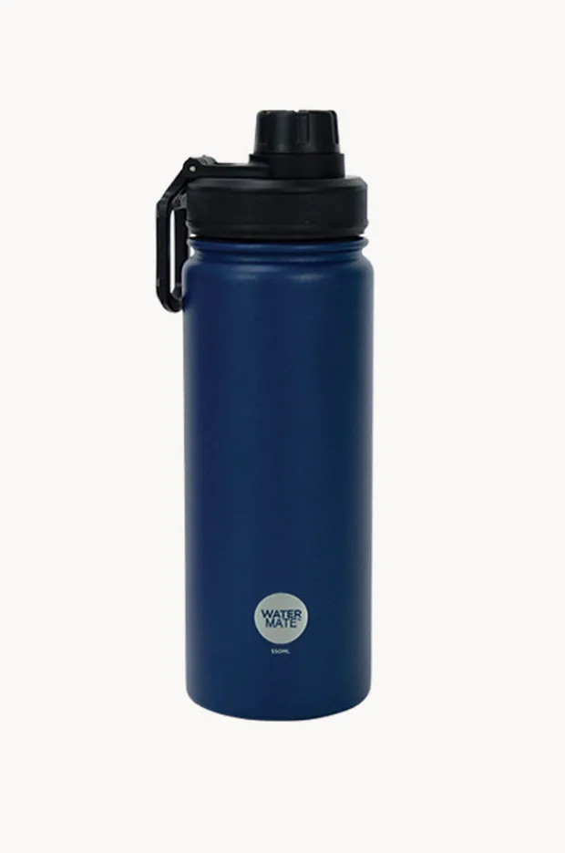 Drinkware|Drinkware|Annabel Trends Double Wall Drink Bottle 550ml Navy