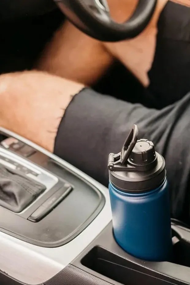 Drinkware|Drinkware|Annabel Trends Double Wall Drink Bottle 550ml Navy