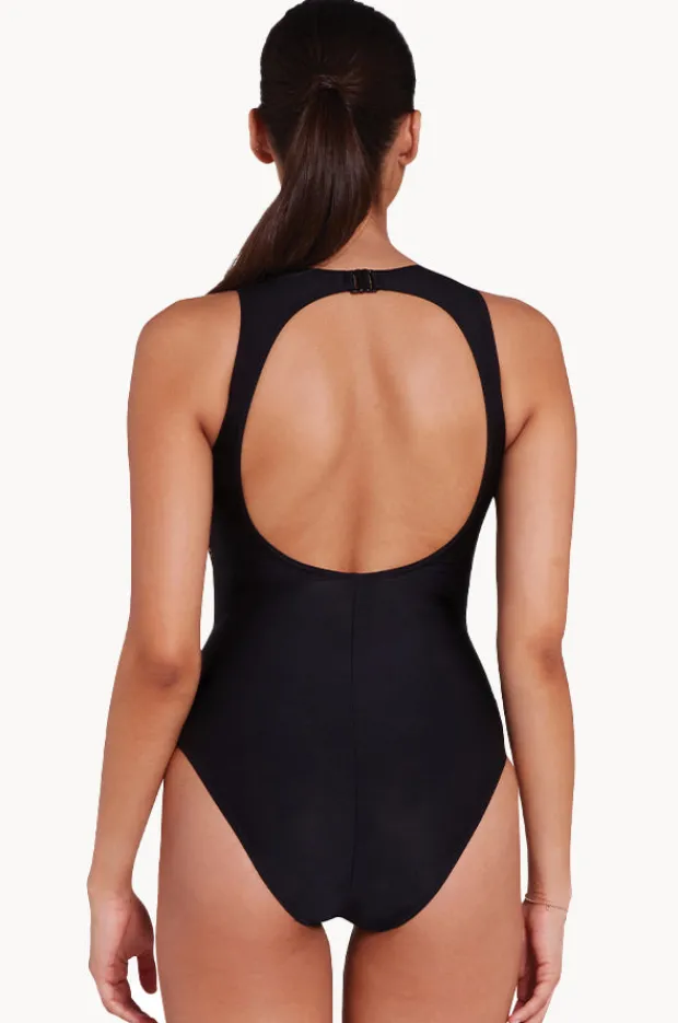 One Pieces|Zoggs Dream Hi Front One Piece Black/purple