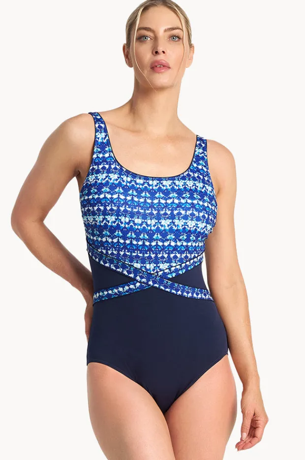 One Pieces|Poolproof Dynasty Splice One Piece Navy
