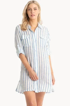 Overswim|Jantzen Echo Button Through Shirt White