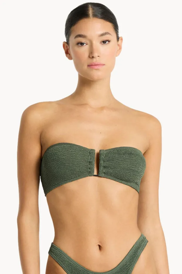 Bikini Tops|Bond-eye Eco Blake Bandeau Khaki