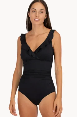 One Pieces|Baku Eco E/F Cup Frill One Piece Black