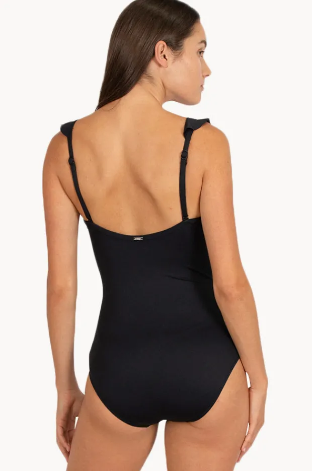 One Pieces|Baku Eco E/F Cup Frill One Piece Black