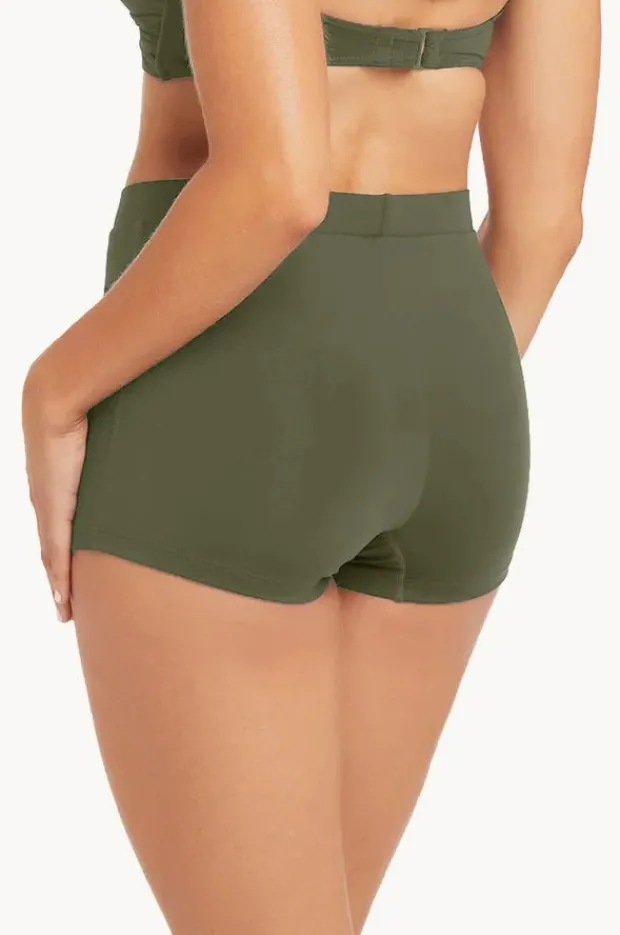 Bottoms|Sea Level Eco Essentials Boyleg Pant Khaki