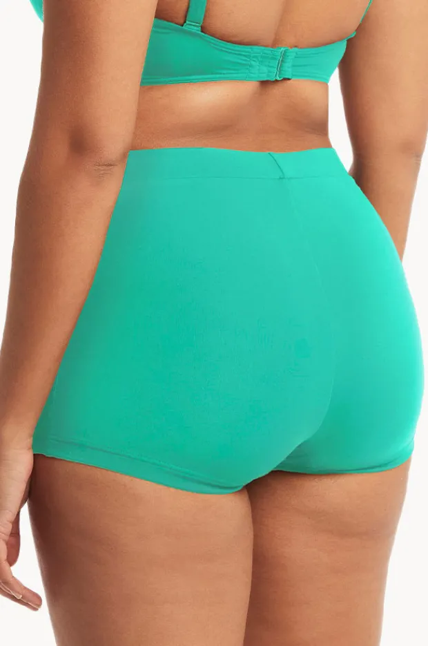 Bottoms|Sea Level Eco Essentials Boyleg Pant Evergreen