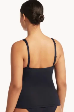 Tankini Tops|Sea Level Eco Essentials D/DD Cup Tankini Separate Night sky