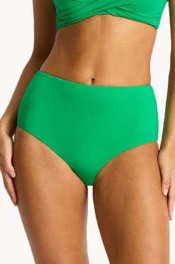 Bottoms|Sea Level Eco Essentials High Waist Pant Kelly green