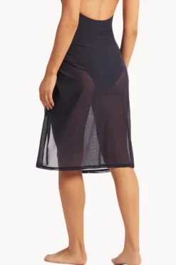 Sarongs|Sea Level Eco Essentials Mesh Swim Wrap Night sky