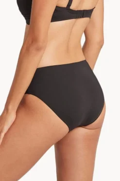 Bottoms|Sea Level Eco Essentials Mid Bikini Pant Black