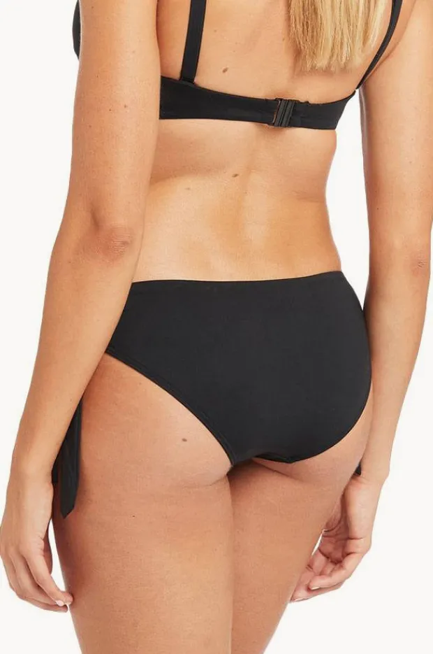 Bottoms|Sea Level Eco Essentials Tie Side Regular Pant Black