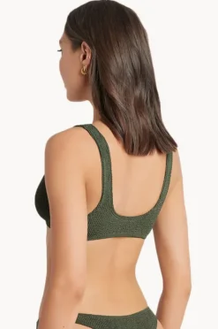 Bikini Tops|Bond-eye Eco Scout Crop Khaki