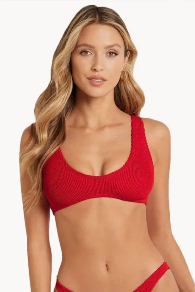Bikini Tops|Bond-eye Eco Scout Crop Red