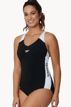 One Pieces|Speedo Eco Splice Action Back One Piece BLACK