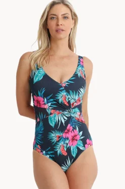 One Pieces|Jantzen Eden East Gathered Twist One Piece Ink