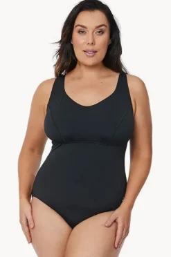 One Pieces|Speedo Endurance+ Contour Clipback One Piece BLACK