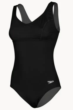 One Pieces|Speedo Endurance+ Contour Clipback One Piece BLACK
