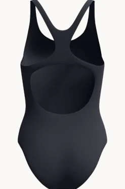 One Pieces|Speedo Engineered Print Butterfly Back One Piece Black/Cobalt