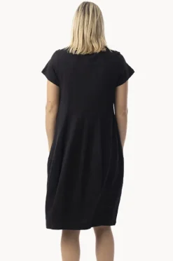 Dresses|Orientique Essentials Knit Bubble Dress Black