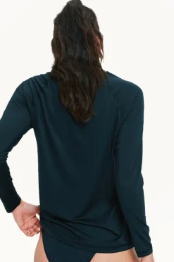 Rashies & Sunsuits|Roxy Essentials Long Sleeve Suntop Black