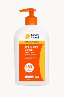 Travel|Home & Body|Cancer Council Australia Everyday Sunscreen 50+ 500ml