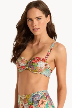 Bikini Tops|Monte u0026 Lou Farrah Balconette Bra Multi