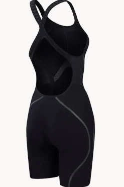 Fastskin Racing Suits|Speedo Fastskin LZR Pure Intent 2.0 Open Back Kneeskin Black/Purple