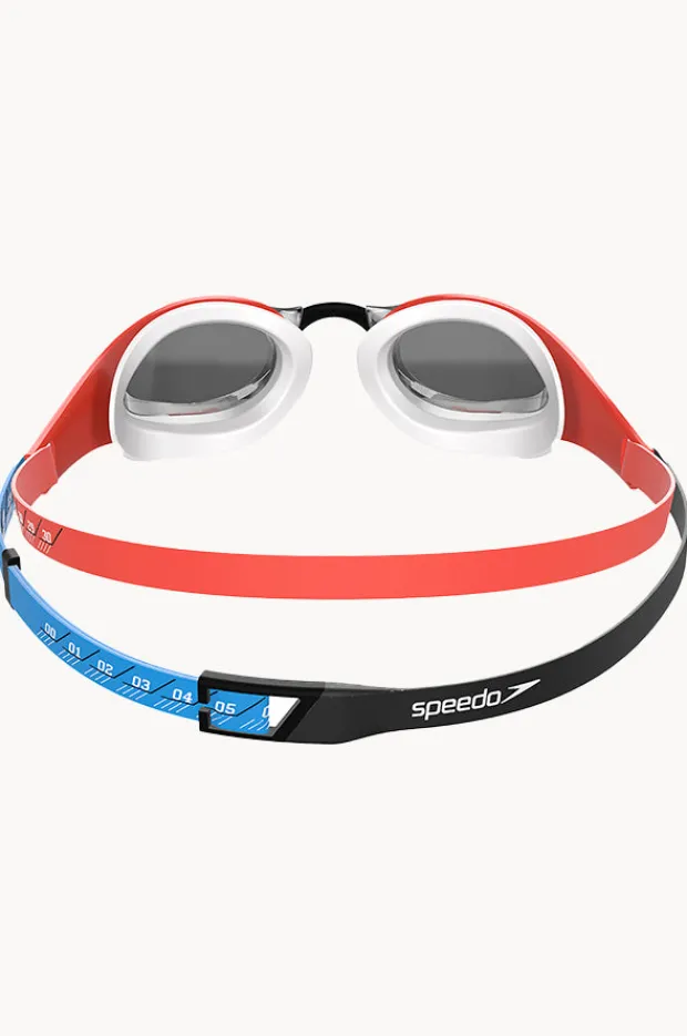 Goggles|Goggles|Speedo Fastskin Pure Focus Mirror Goggle Red/white