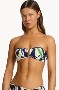 Bikini Tops|Jets Fauna Bandeau Ink