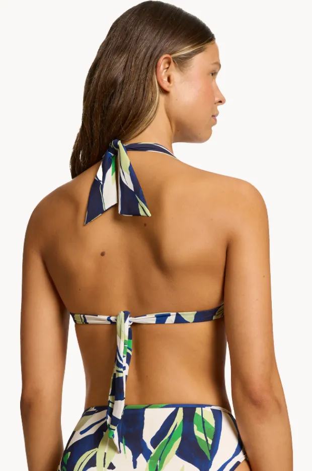 Bikini Tops|Jets Fauna Moulded Halter Ink