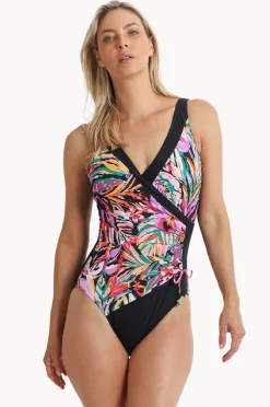 One Pieces|Jantzen Festival DD/E Cup Gathered Surplice One Piece Black