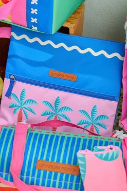 Travel|Bags|Annabel Trends Fiesta Beach Wet Pouch Pink/blue