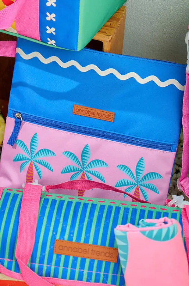 Travel|Bags|Annabel Trends Fiesta Beach Wet Pouch Pink/blue