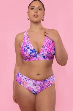 Bikini Tops|Sea Level Fiesta Longline Tri Pink