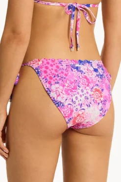 Bottoms|Sea Level Fiesta Tie Side Pant Pink