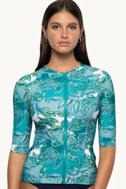 Rashies & Sunsuits|Nip Tuck Fiorenza Yvonne Suntop Mint