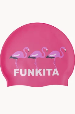 Swim Caps|Funkita Flaming Go Gos Swim Cap Flamingo
