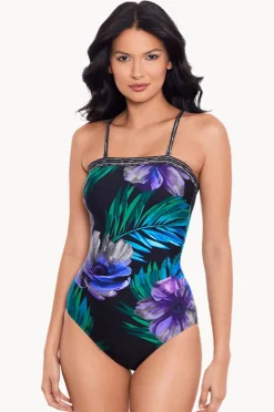 One Pieces|Miraclesuit Flora Aura Avanti One Piece Black/Multi